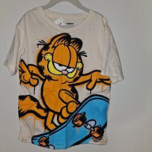 NWT | Nickelodeon Garfield | 5/6 | Graphic Skateboard T-Shirt